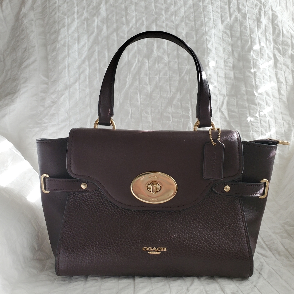 Coach Blake Carry All Oxblood satchel